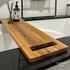 Zeek Natural Solid Wood Bathtub Tray Caddy ZBC3409