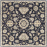 Copen Black Floral Wool Rug