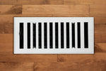 Steel Modern Chic Vent Covers - White