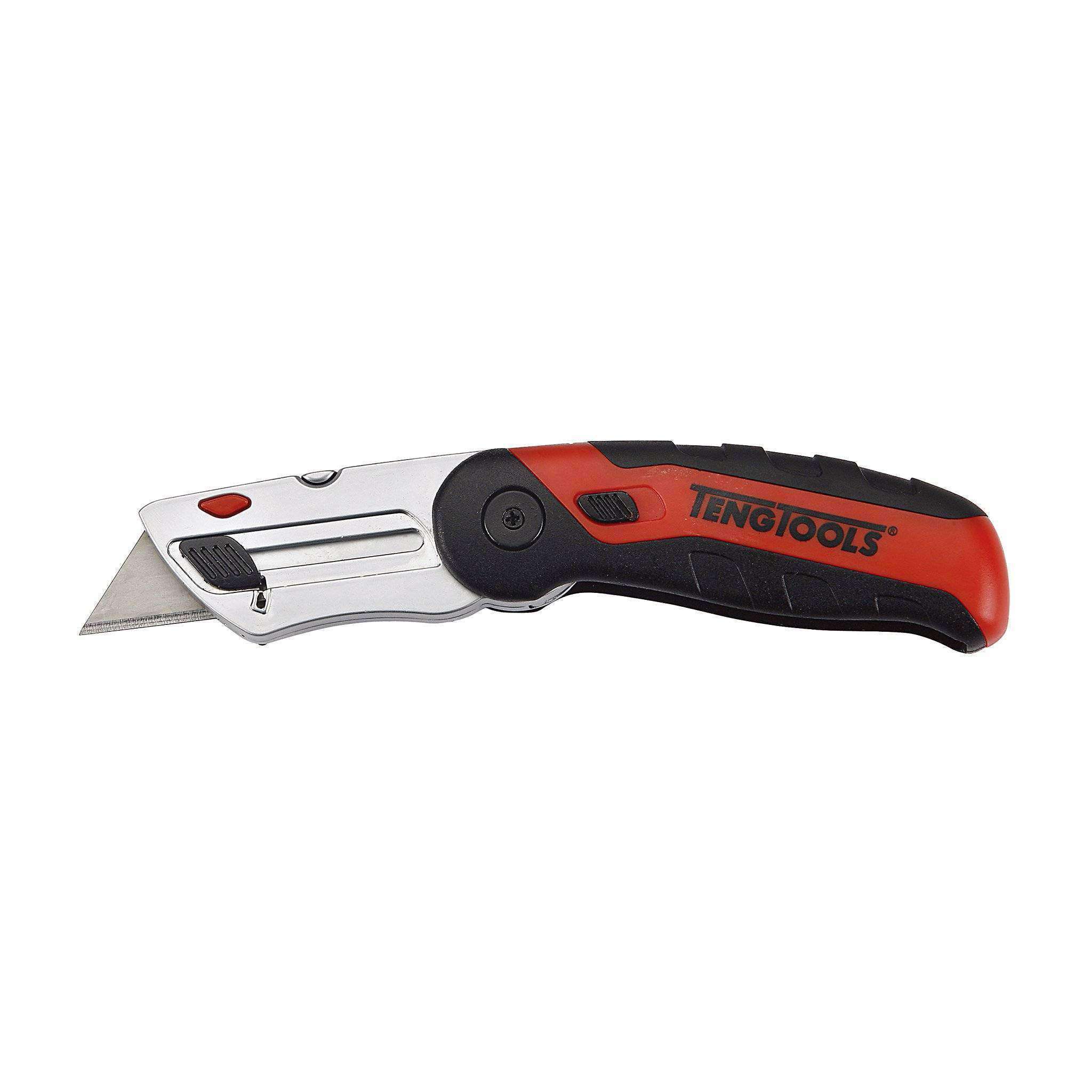 Teng Tools Folding Universal Utility Knife / Box Cutters with Fixed Blade - 712
