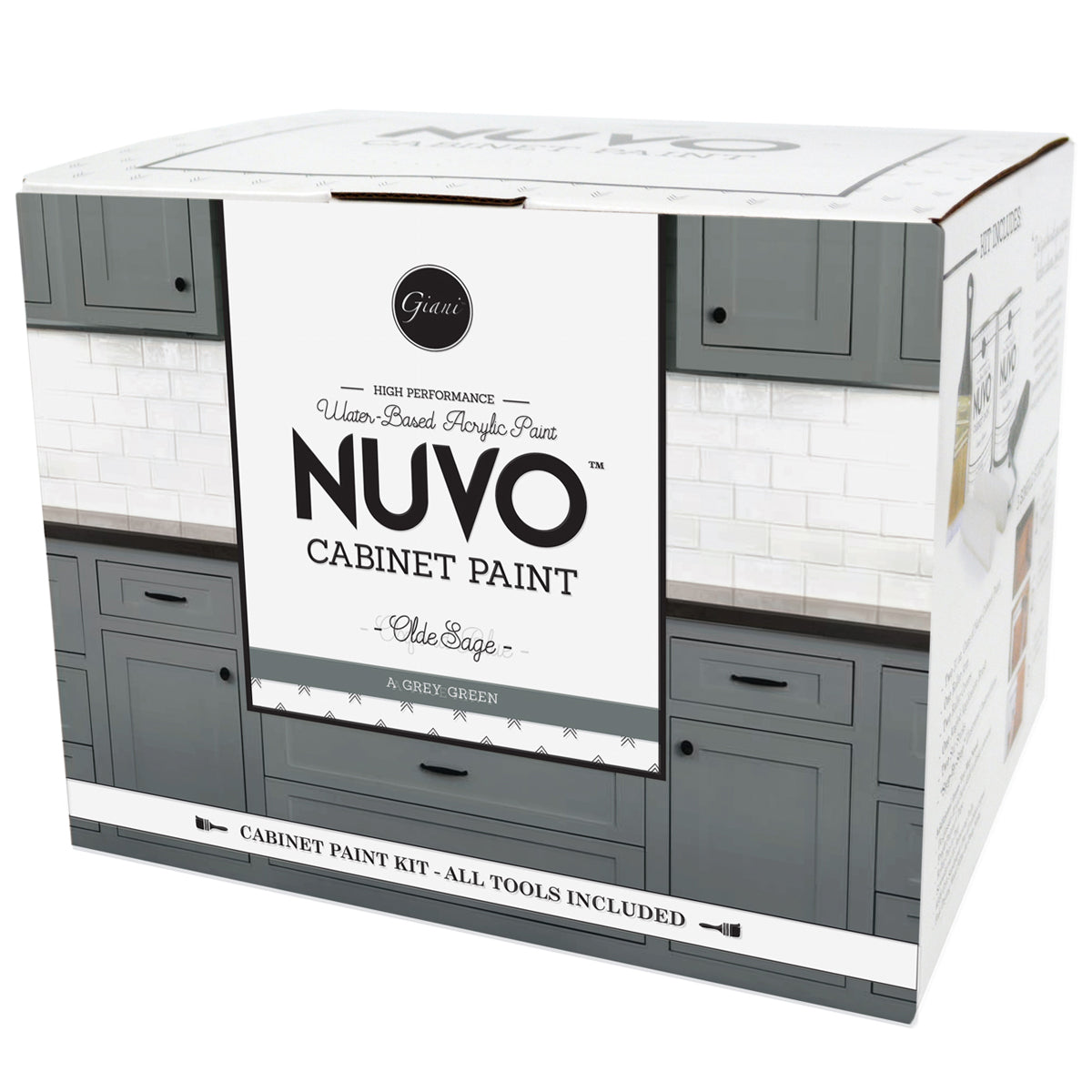 Nuvo Olde Sage Cabinet Paint Kit