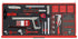 Teng Tools 631 Piece 7 Drawer Pro Foam Tool Kit Wagon -TCEMM631N