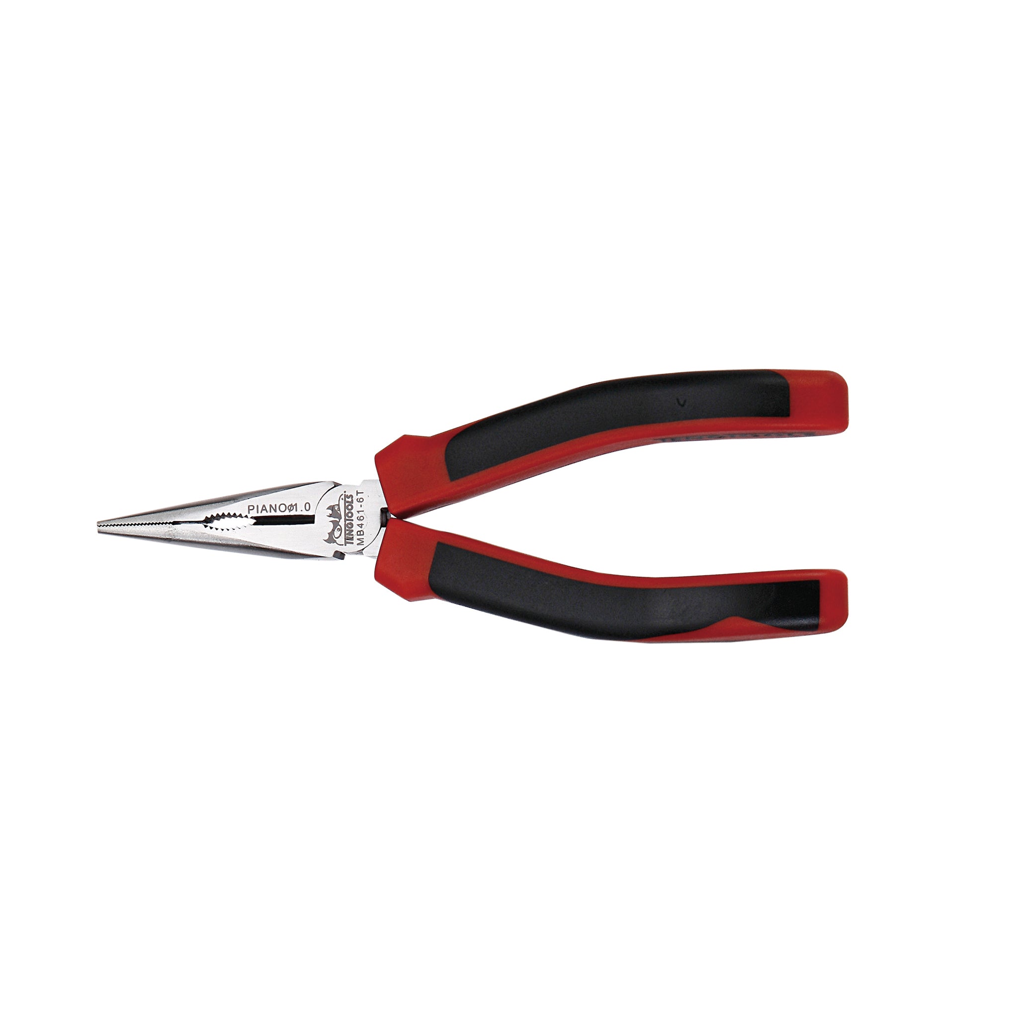Teng Tools Long Nose Pliers With TPR Grip Handles