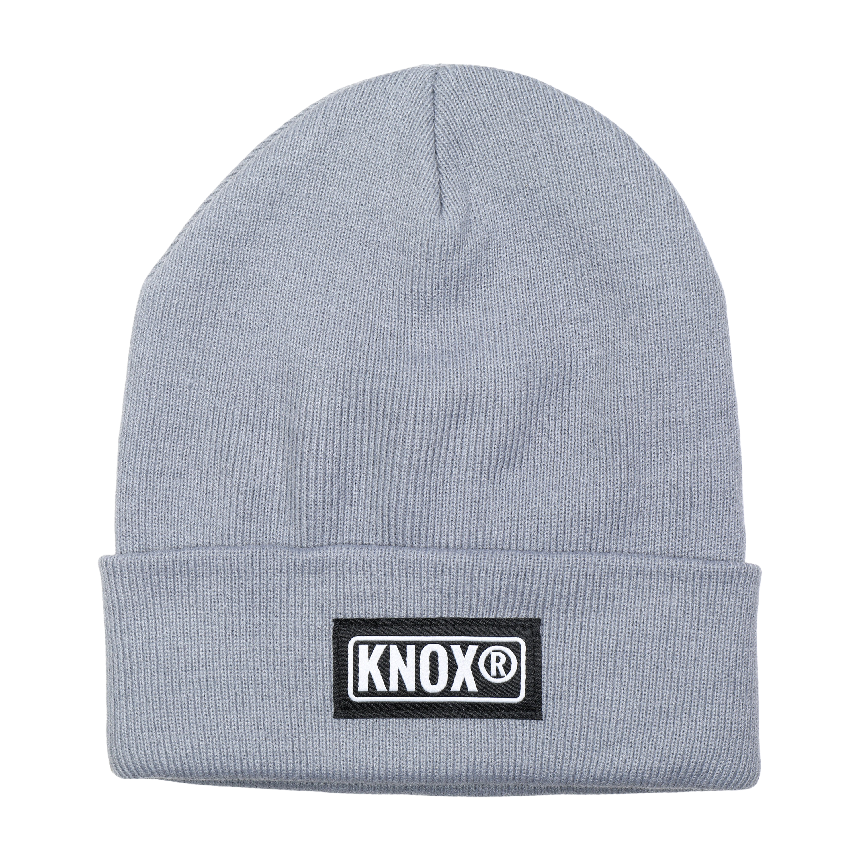 Knox Knit Cuffed Gray Beanie