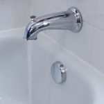 Danco 10315 6 in. Decorative Tub Spout with Pull Up Diverter in Chrome