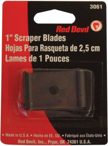 Red Devil 3061 1" Single Edge Replacement Blade 2 pack