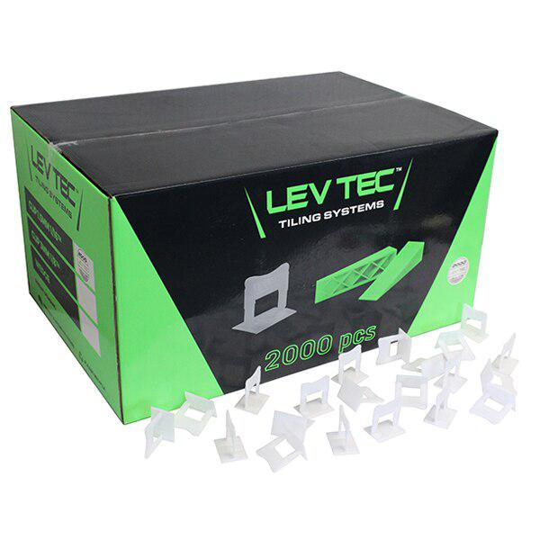 Lev Tec LTCLIP116BLK 1-16" Tile Leveling System Clips (2000 pc. box)