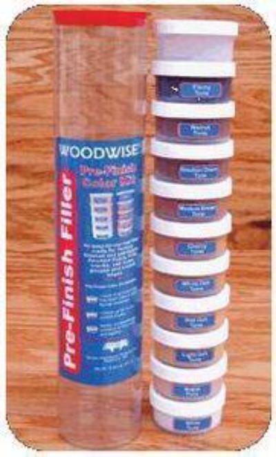 Woodwise PF992 Pre-Finish Color Kit Wood Filler (10  3 Ounce Jars)
