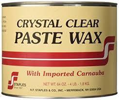 Paste Wax Crystal Clear Bowling Alley Wax 1lb 