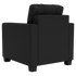 Sillón fijo Dyno con logotipo de cabeza de ciervo y cola blanca