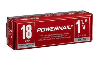Powernail L-12518PP 1-1-4 Inch 18 GA. flooring nail 1,000 nails