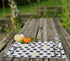 DaDa Bedding Set of 4-Pieces Lovely Yellow & Black Hearts Tapestry Dining Table Placemats 13” x 19” (18113)