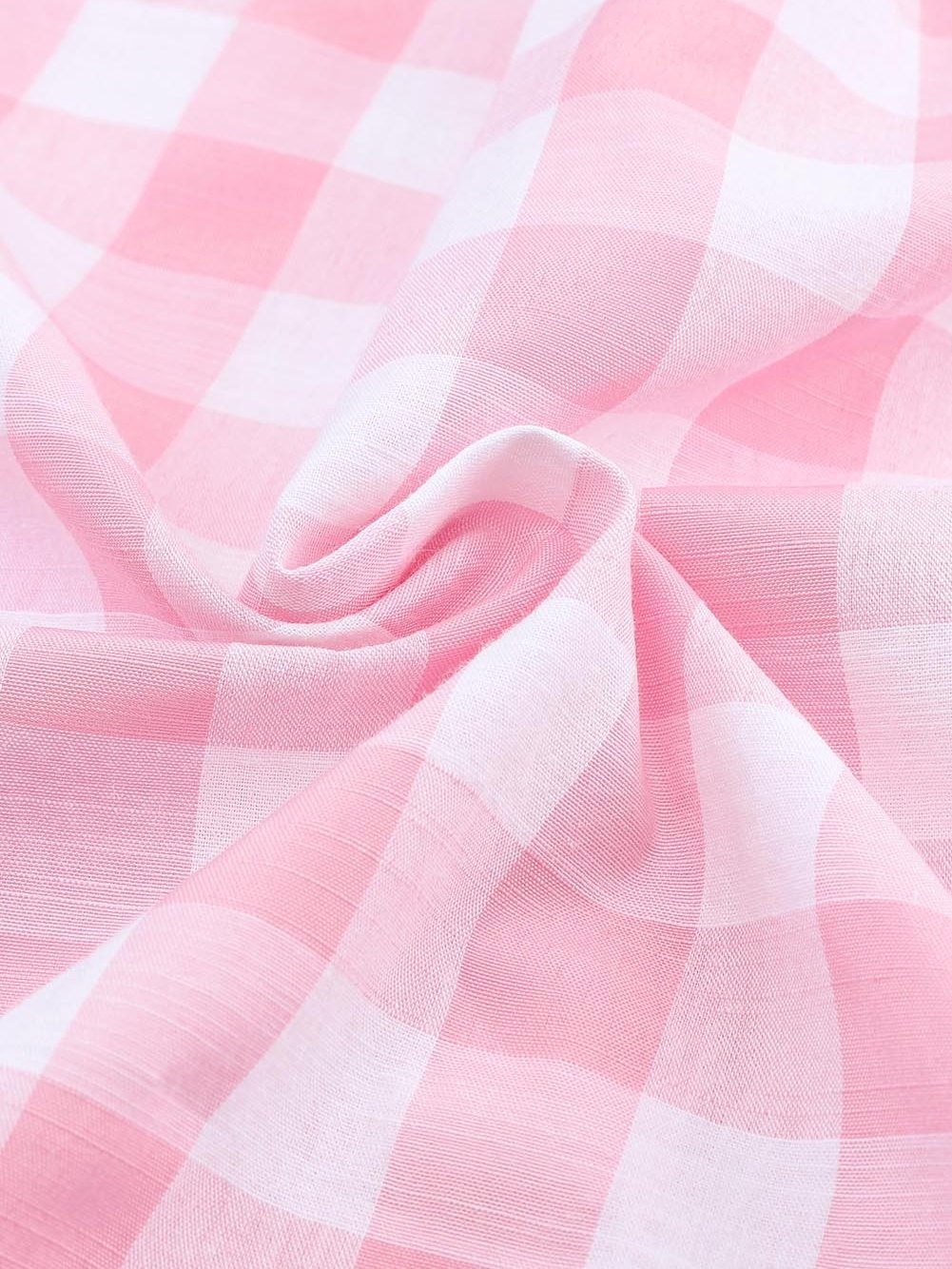 Versatile Pink Plaid Shirt