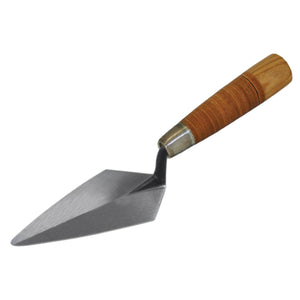 4-1-2"x 2-1-4" Archaeology Pointing Trowel w-Leather Handle