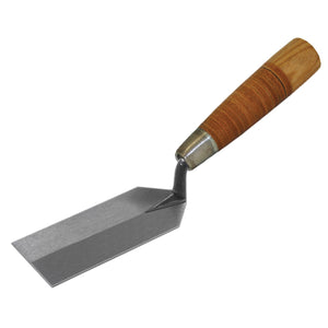 5" x 2" Archaeology Margin Trowel with Leather Handle