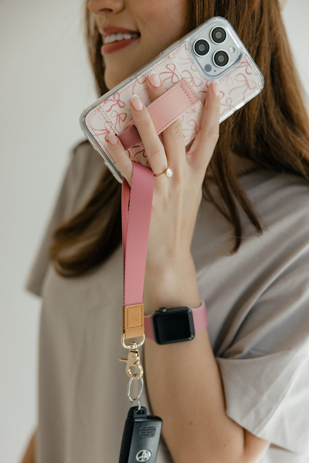 Rosy Ribbons Phone Case