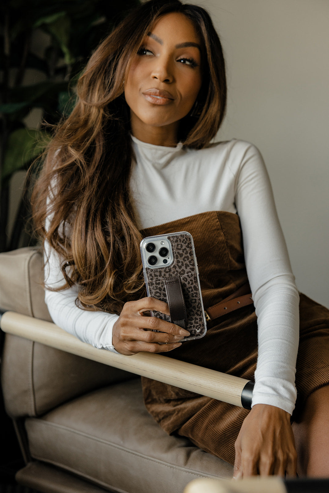 Shadow Leopard Phone Case
