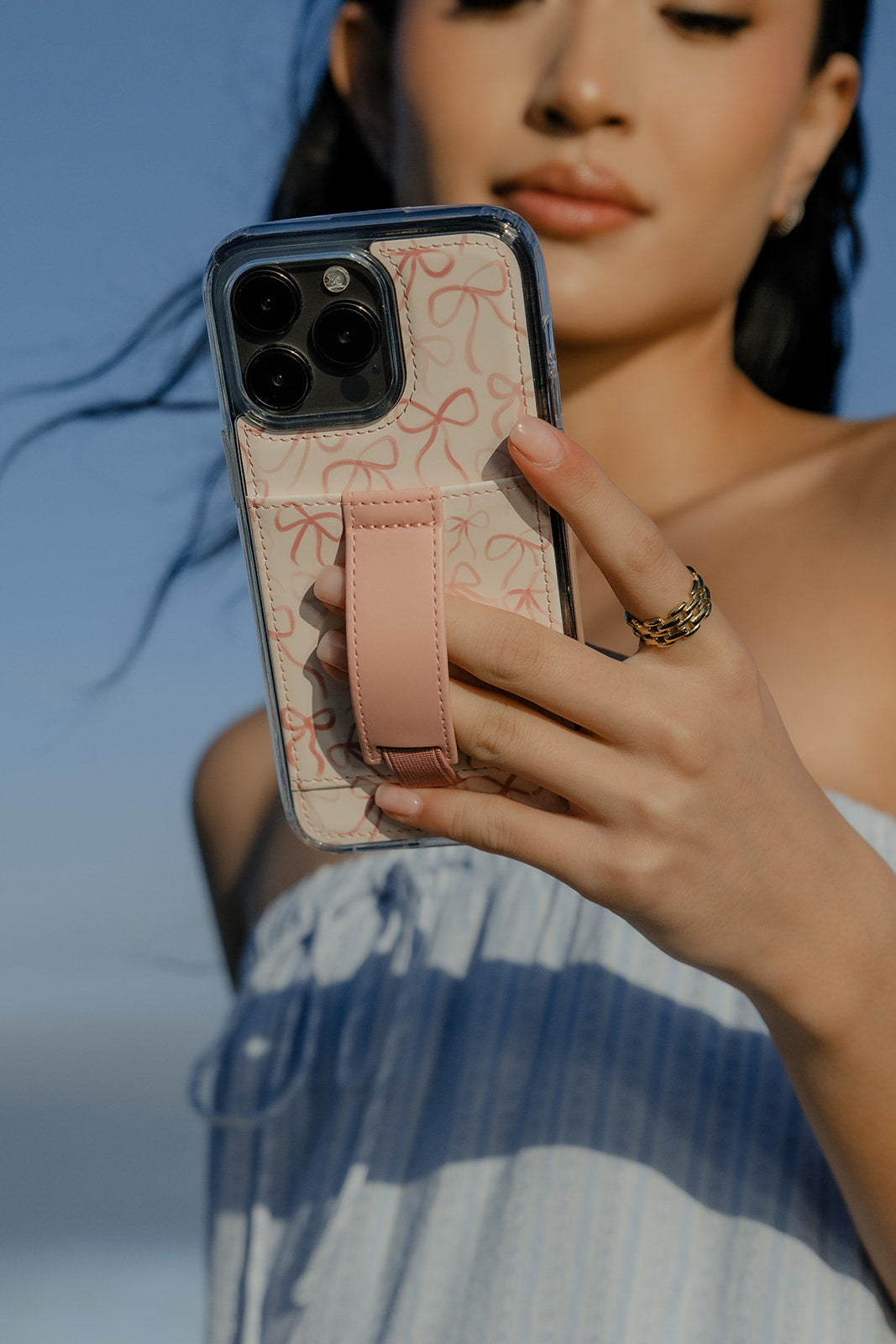 Rosy Ribbons Phone Case