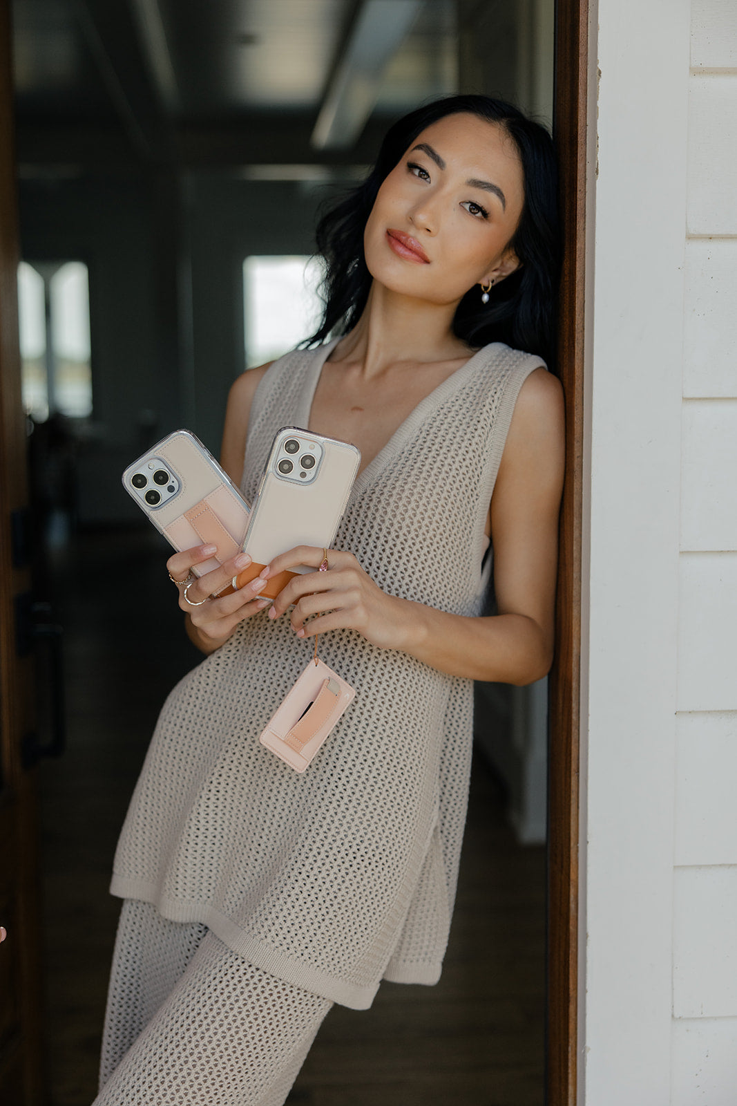 Creamsicle Color Block Magnetic Phone Case
