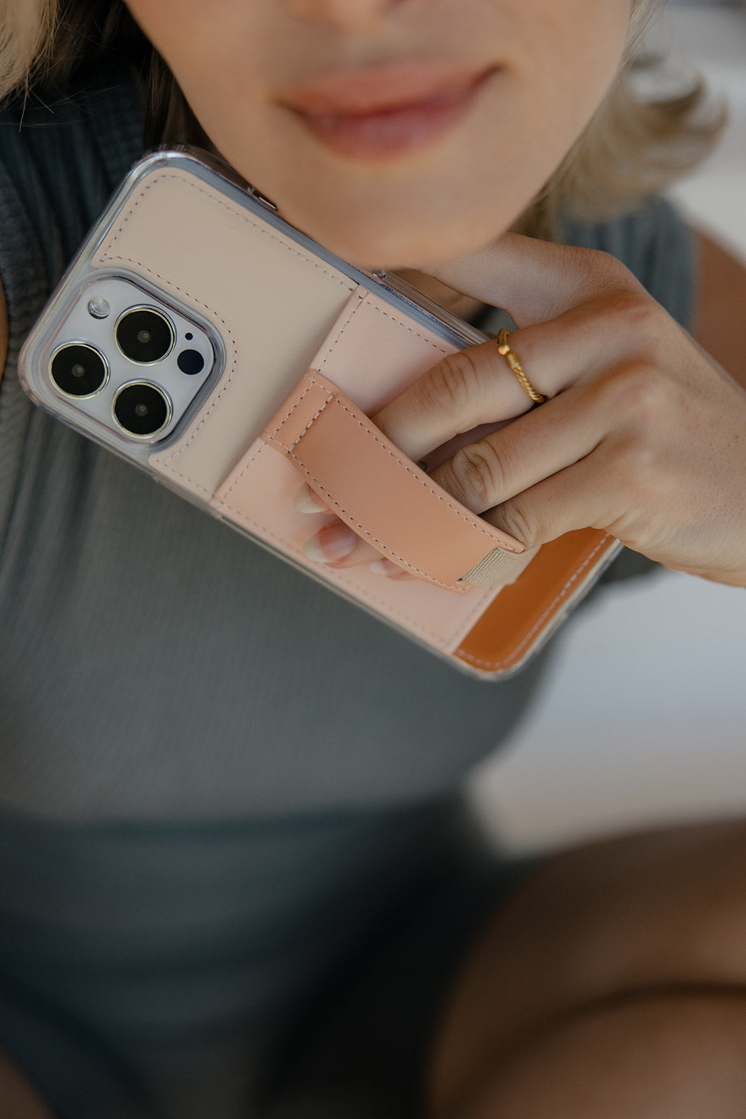 Creamsicle Color Block Phone Case