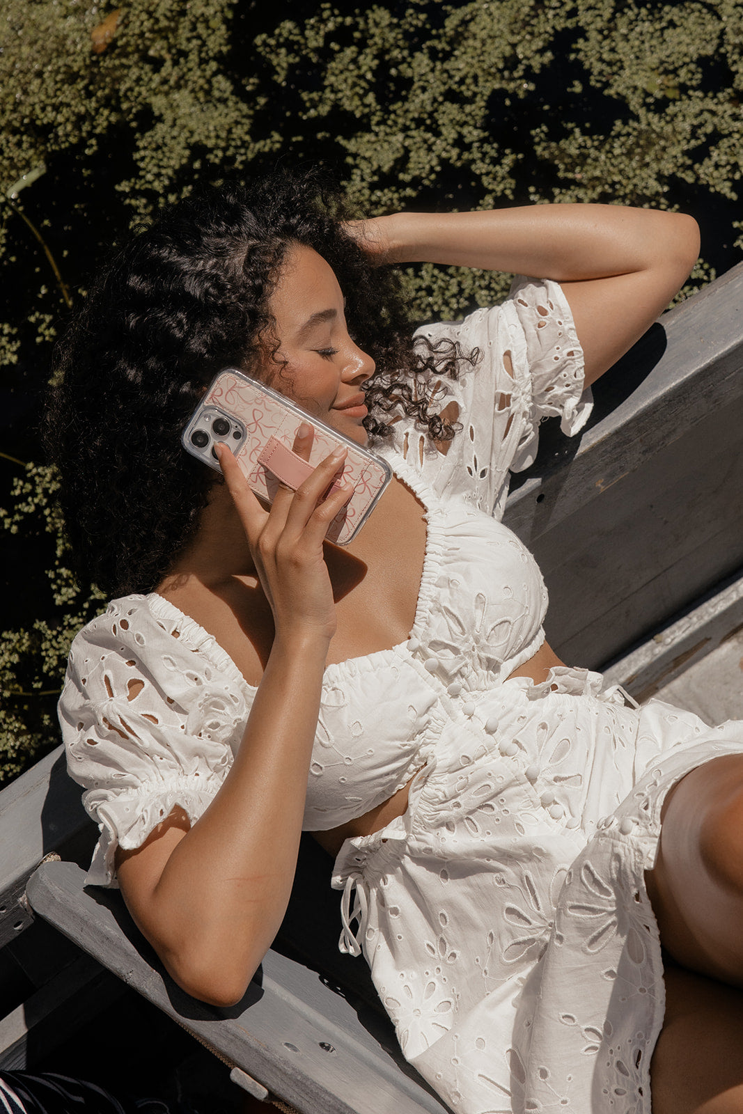Rosy Ribbons Phone Case