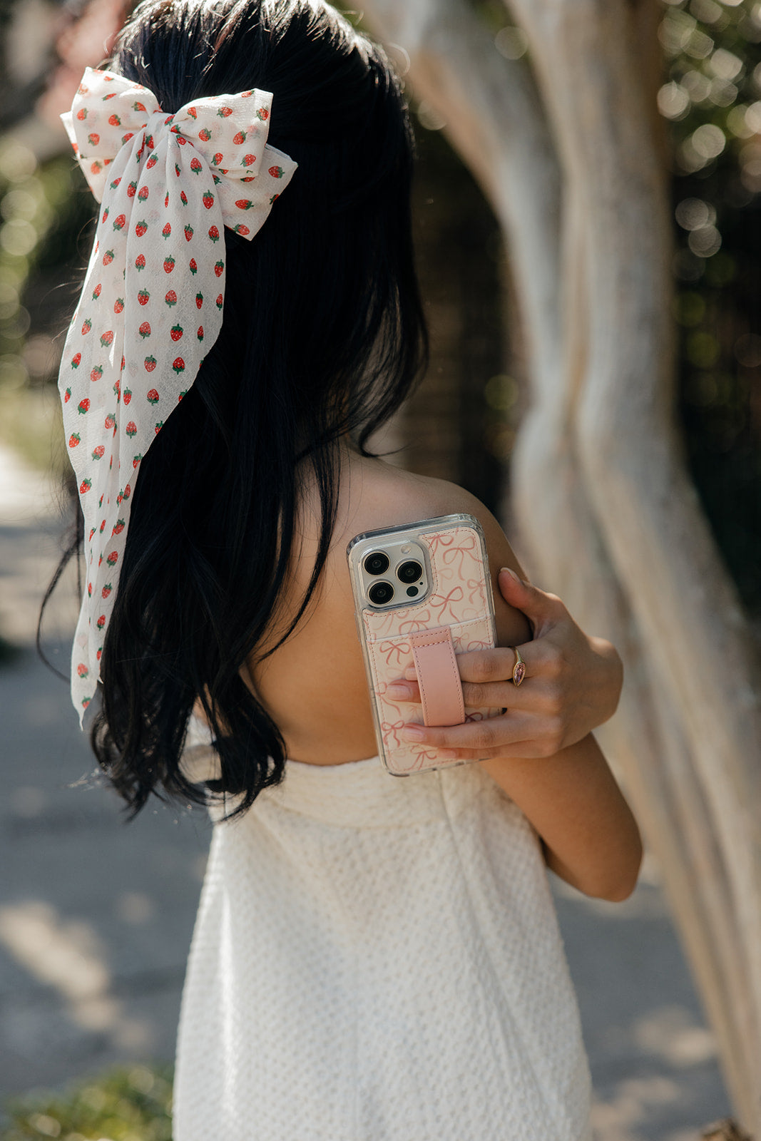 Rosy Ribbons Phone Case
