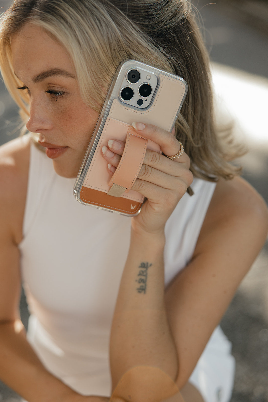 Creamsicle Color Block Phone Case