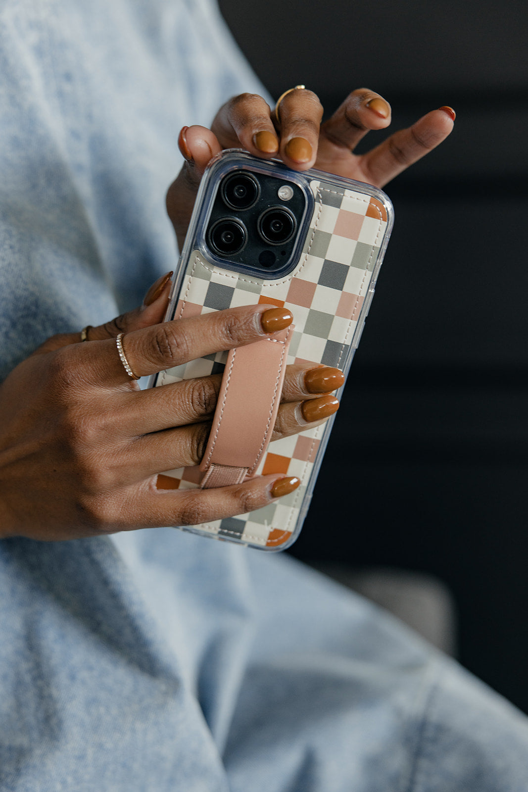 Coastal Check Walli-Lite Phone Case