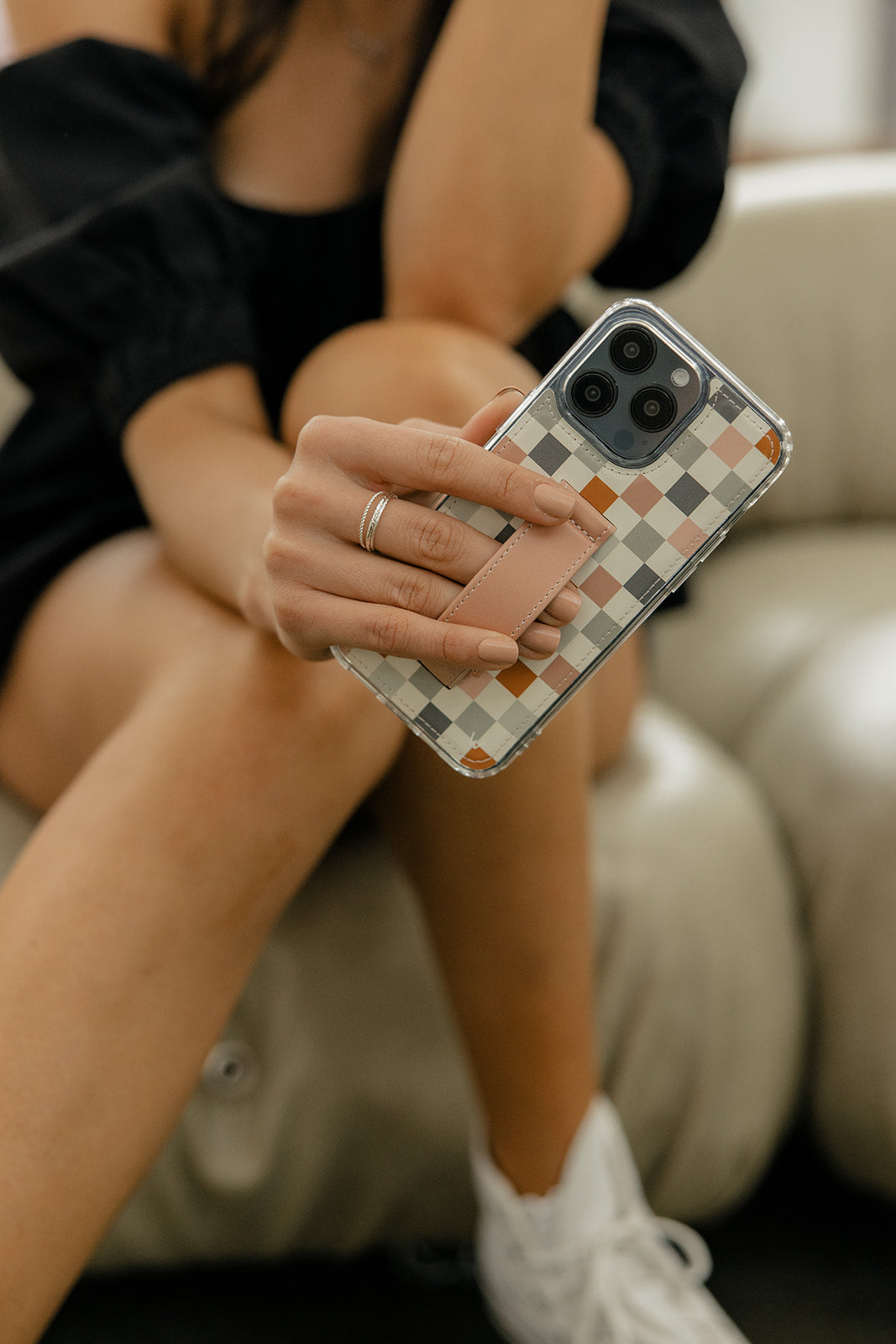 Coastal Check Walli-Lite Phone Case