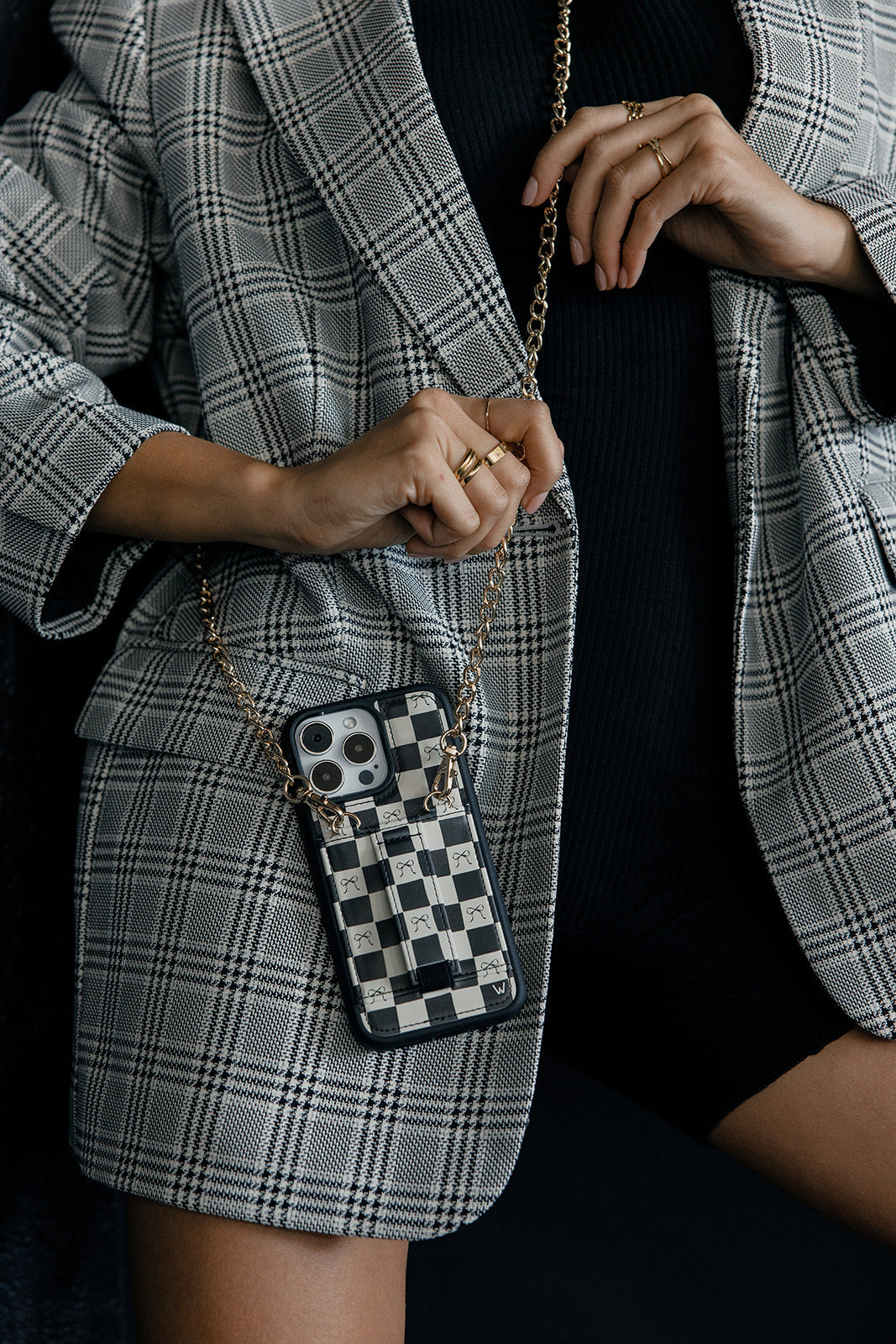Bow Noir Purse Phone Case