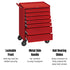 Teng Tools 7 Drawer Heavy Duty Roller Cabinet Tool Chest / Wagon - TCW707EV