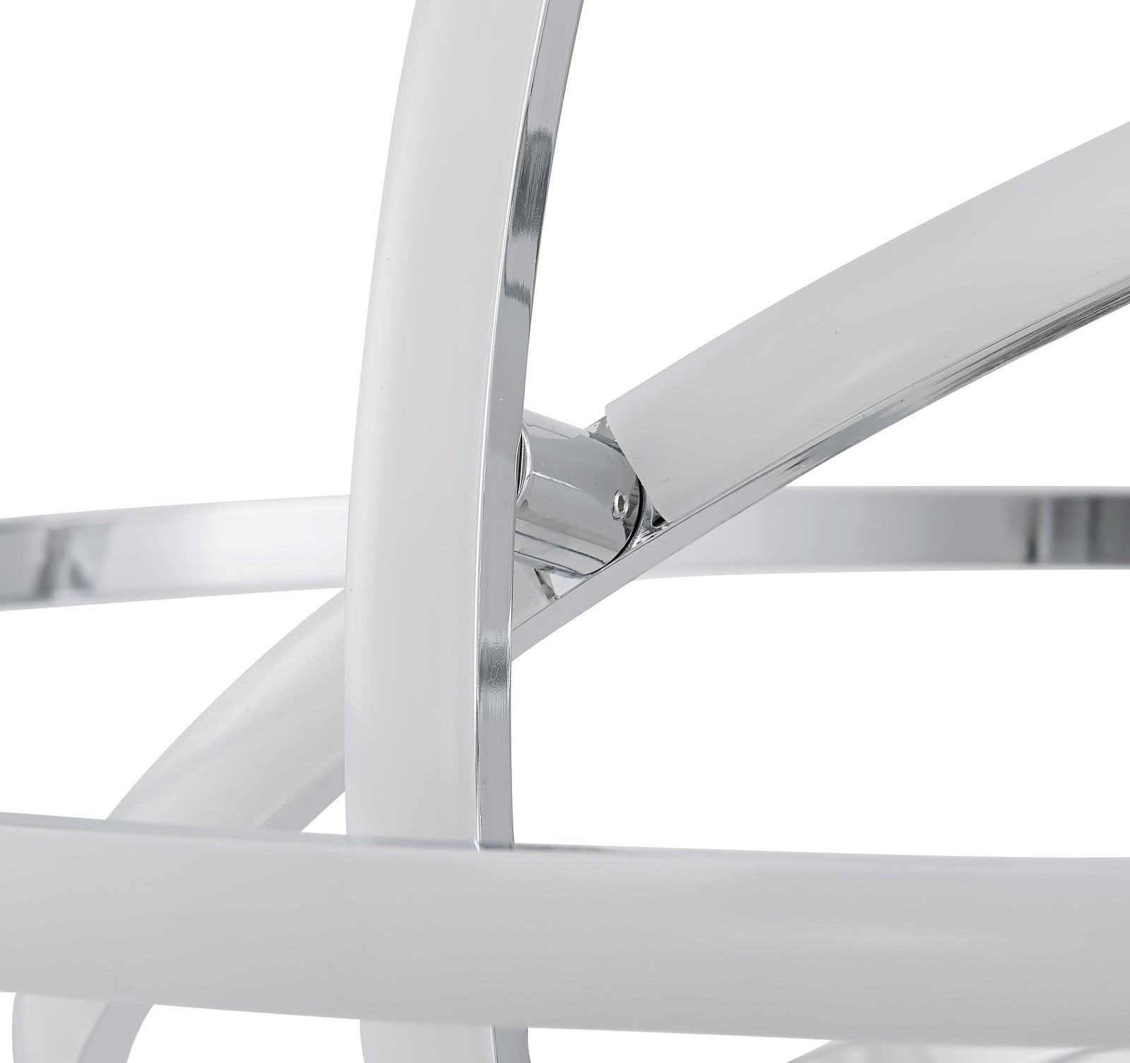 Lámpara de araña LED regulable Oxford // Cromada