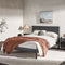 Cabecero de cama de madera maciza con diseño contemporáneo de París