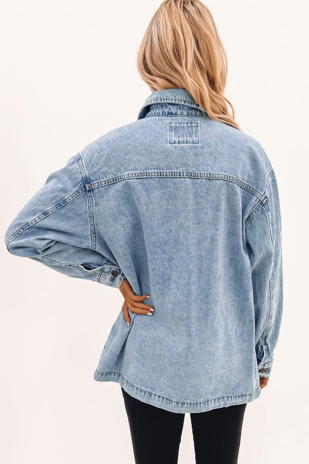Two-Tone Denim Jacket
