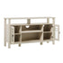 Aparador tipo buffet y mueble de TV de estilo transicional de 2 puertas y 58" Hattie
