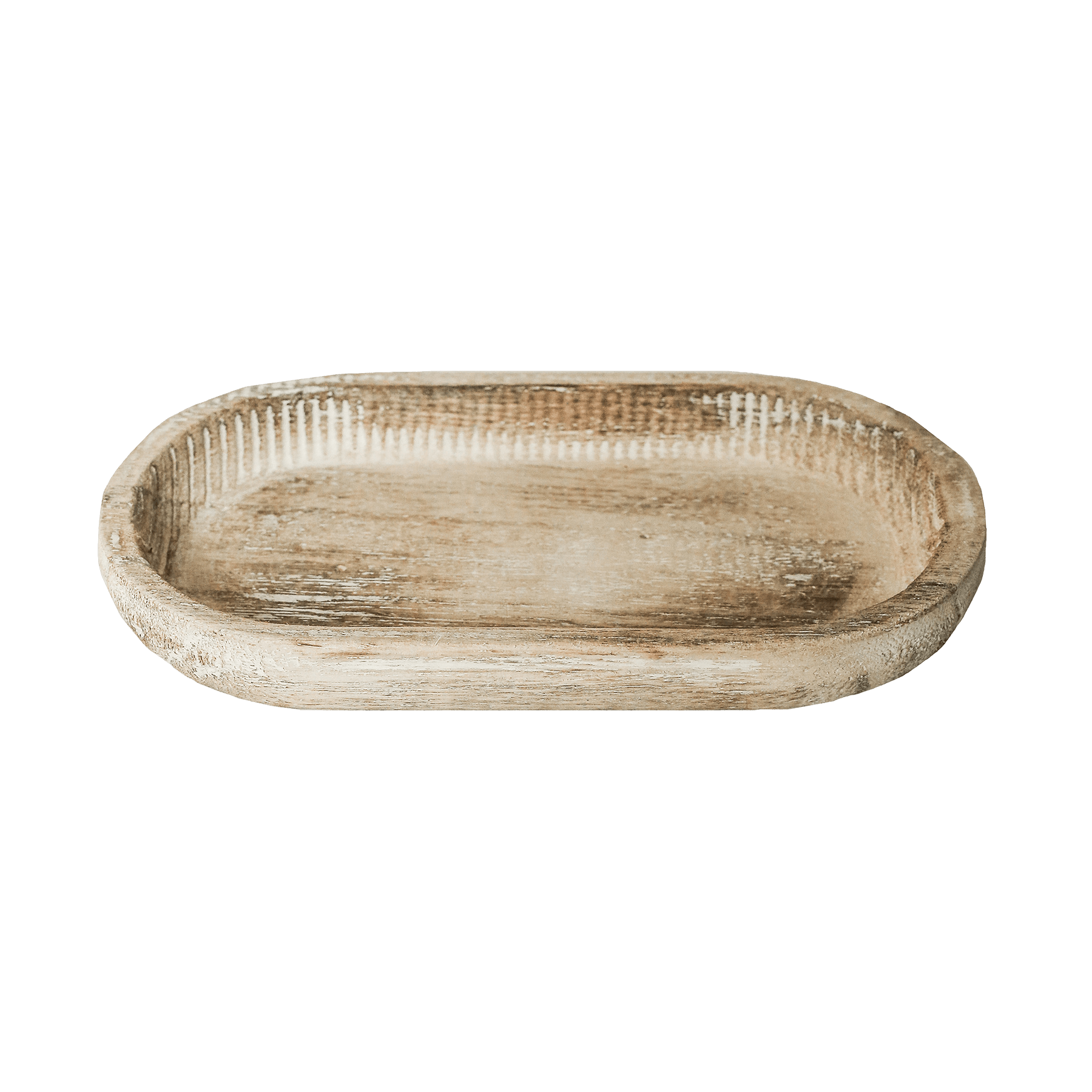 Bandeja de madera rústica 