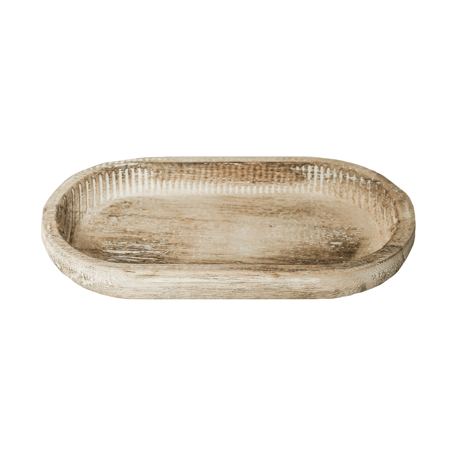 Bandeja de madera rústica 