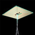 Cabezal de ducha de lluvia, cascada, niebla e hidromasaje de 16 pulgadas con montaje empotrado en oro cepillado con 64 luces LED y música Bluetooth - Grifo de ducha termostático de 5 vías con pantalla digital opcional