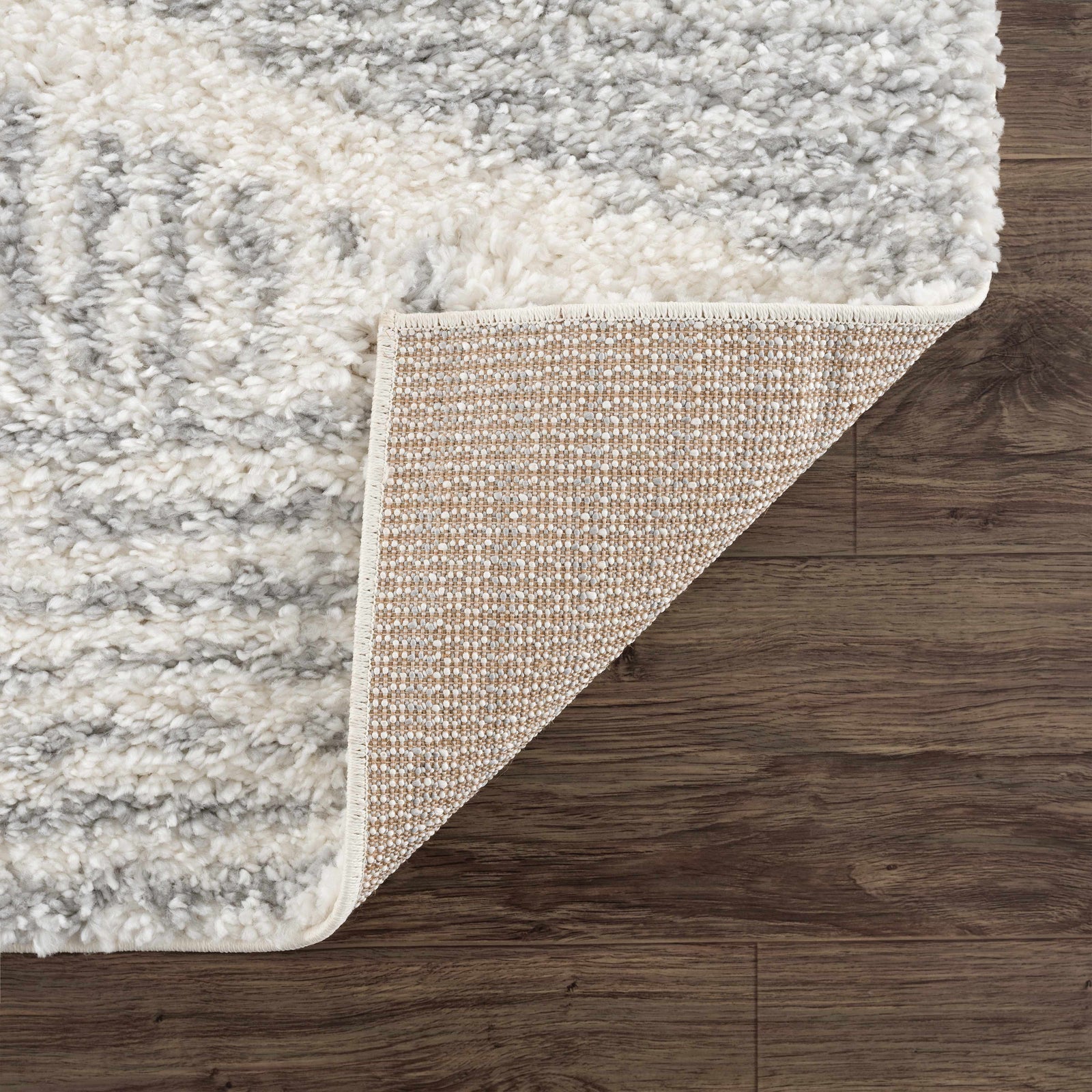 Alfombra de felpa Trunding en color gris