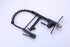 Grifo de cocina de arco alto de latón negro mate con rociador de metal desplegable con placa de cubierta y anillo de bloqueo