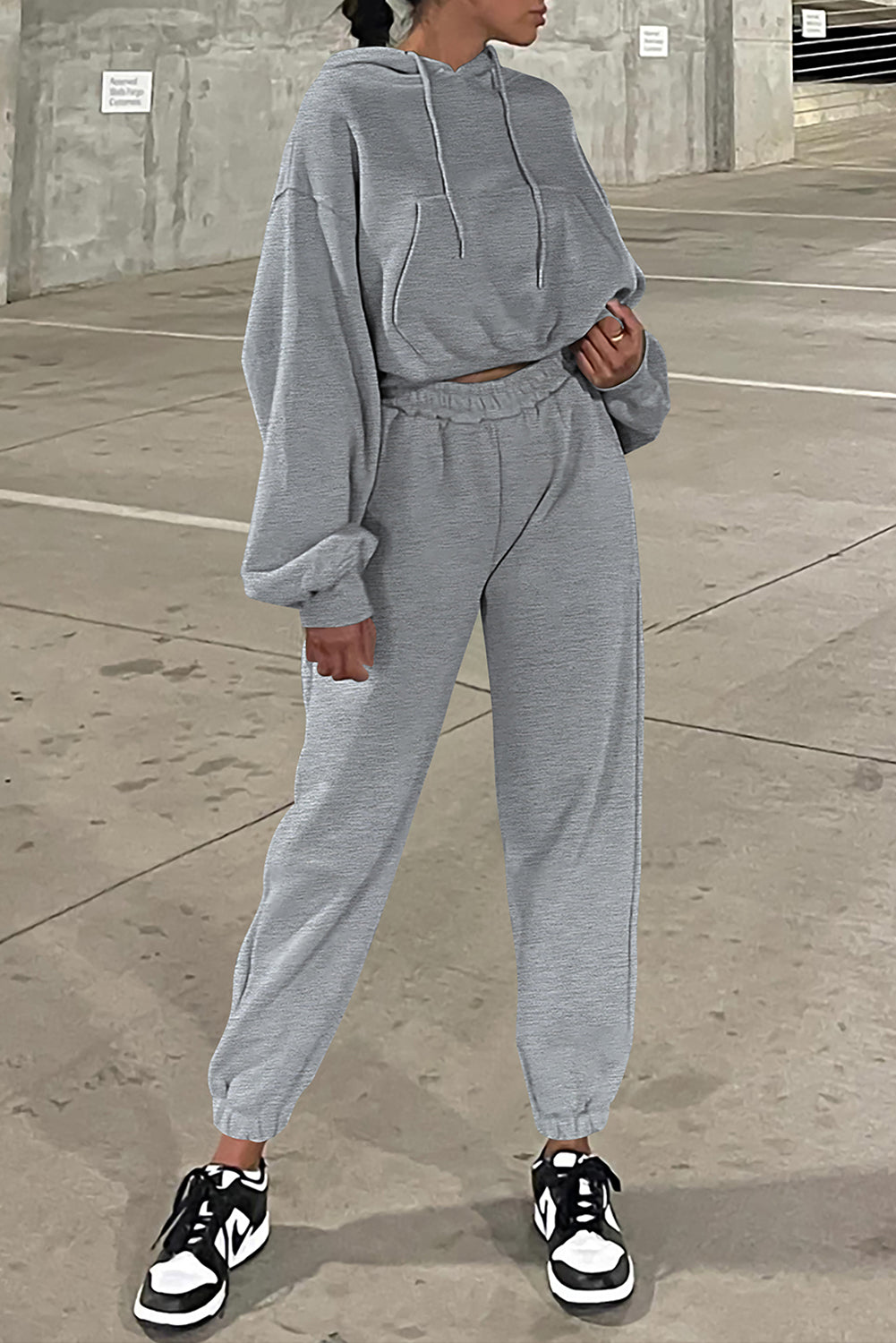 Diamond Pattern Knitted Set