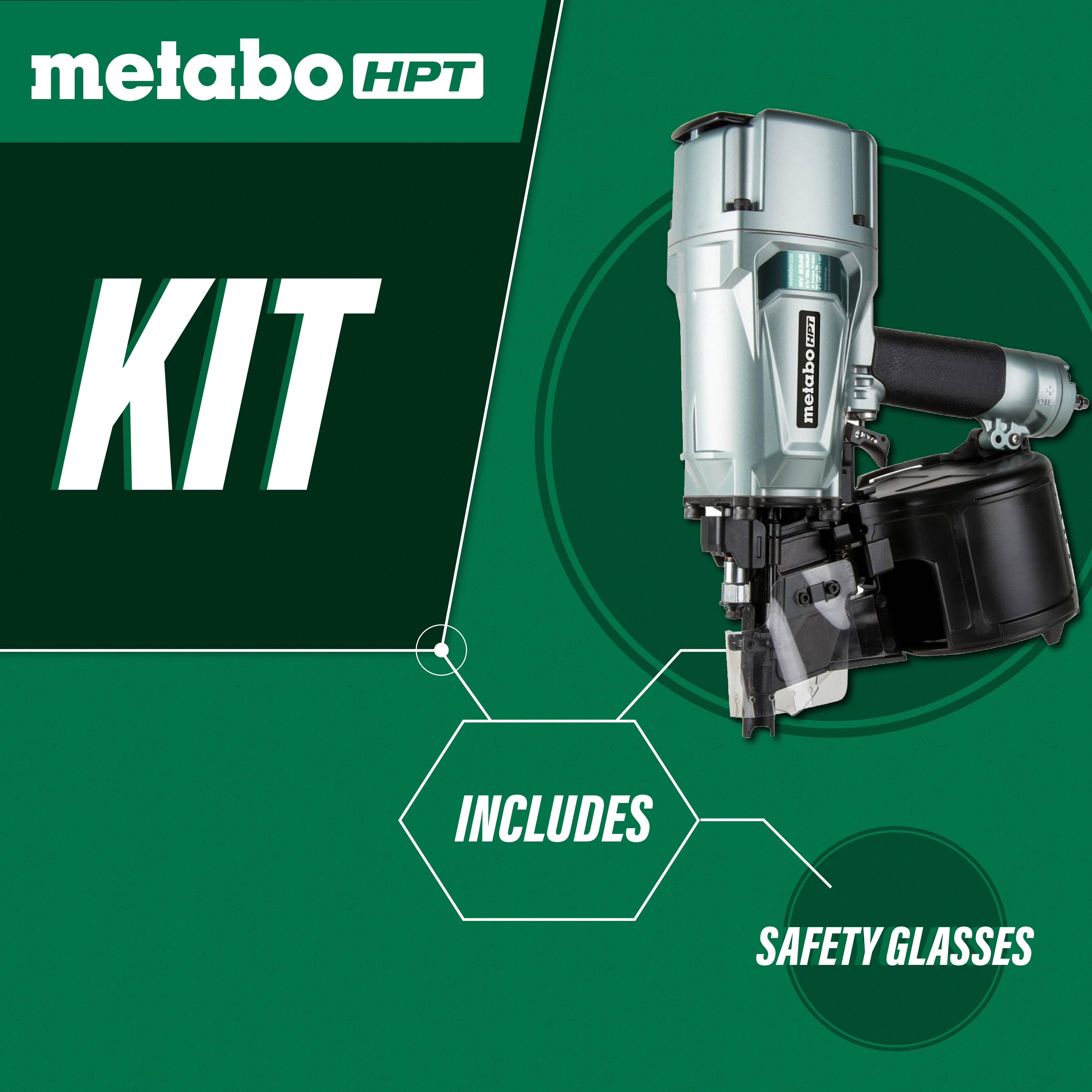 Clavadora de bobinas para armazones Metabo HPT NV83A5M de 3-1/4 pulgadas