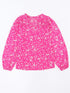 Loose-Fitting Floral Blouse