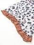 Plus Size  Casual  Leopard Print T-Shirt
