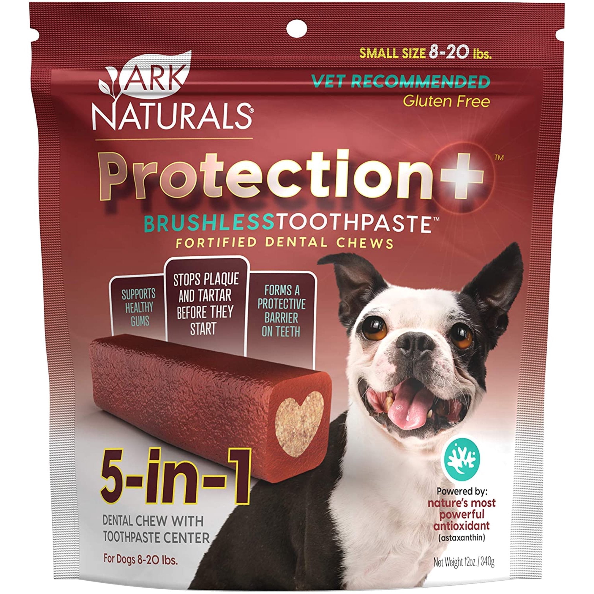 Pasta dental Ark Naturals sin cepillo Protection+ para perros - 18 oz