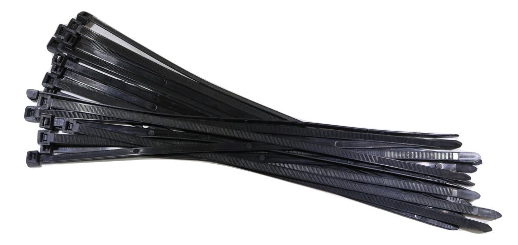 Brida de nailon de 35,5 cm y 54 kg, color negro UV, paquete de 100 | HDZT14X100