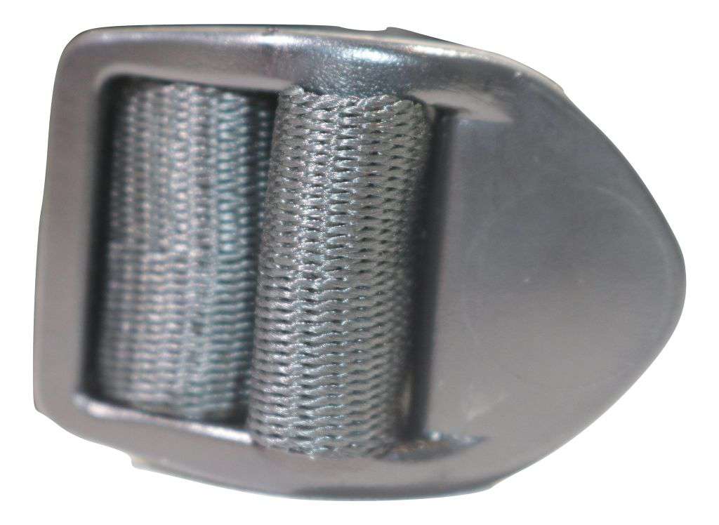 Correa de amarre ajustable de acero inoxidable con pinza de cocodrilo de 2,54 cm x 2,44 m | AC108SS