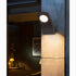 Lámpara de pared LED impermeable para exteriores, creativa, de color negro, para balcón, patio y porche