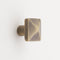 Craftsman Pyramid Solid Brass Cabinet Knob