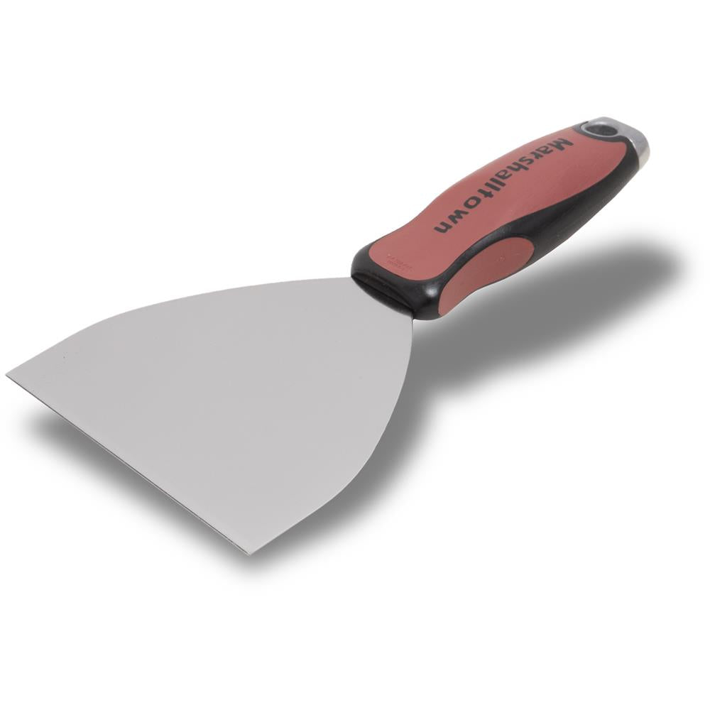 Cuchillo Marshalltown 10884 de 5" con articulación flexible - Mango DuraSoft; Extremo de impacto JK884D
